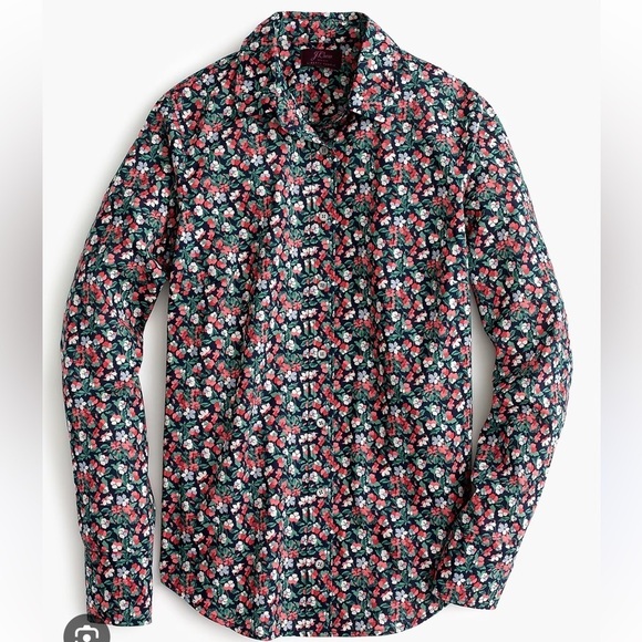 J. Crew Tops - J. Crew Liberty Fabric Sarah Floral Shirt Sz 6